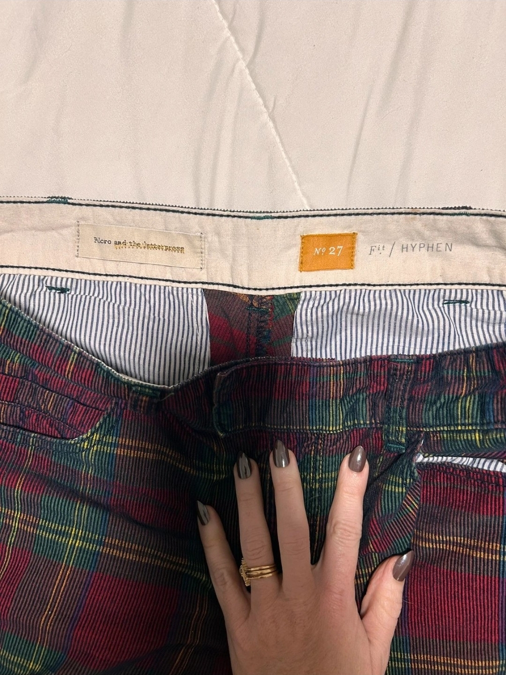 No.27 Plaid Women’s Jeans - Multi
